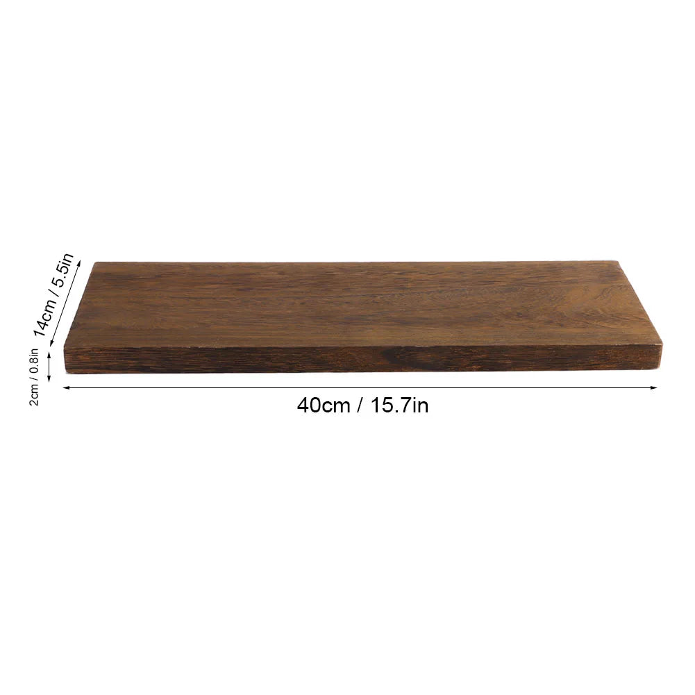Floating Wooden Wall Shelf | Minimalist Home Organizer