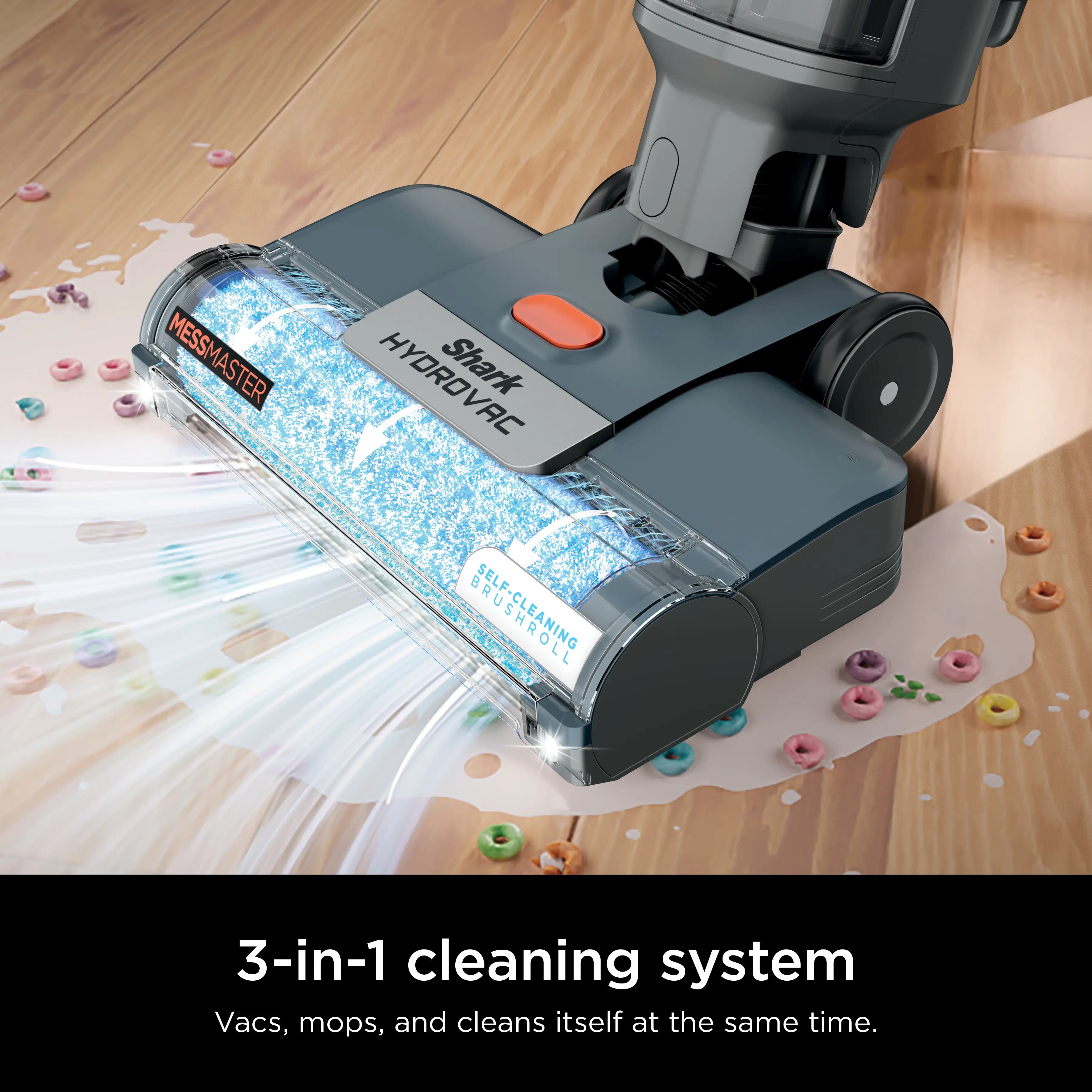 Shark Hydrovac Messmaster 3-In-1 Vacuum, Mop and Self-Cleaning