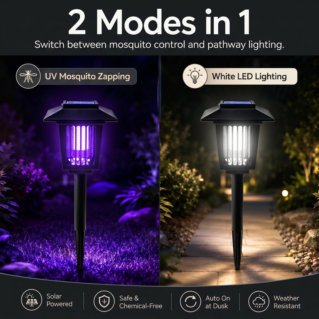 Solar Mosquito Killer Pathway Lamp