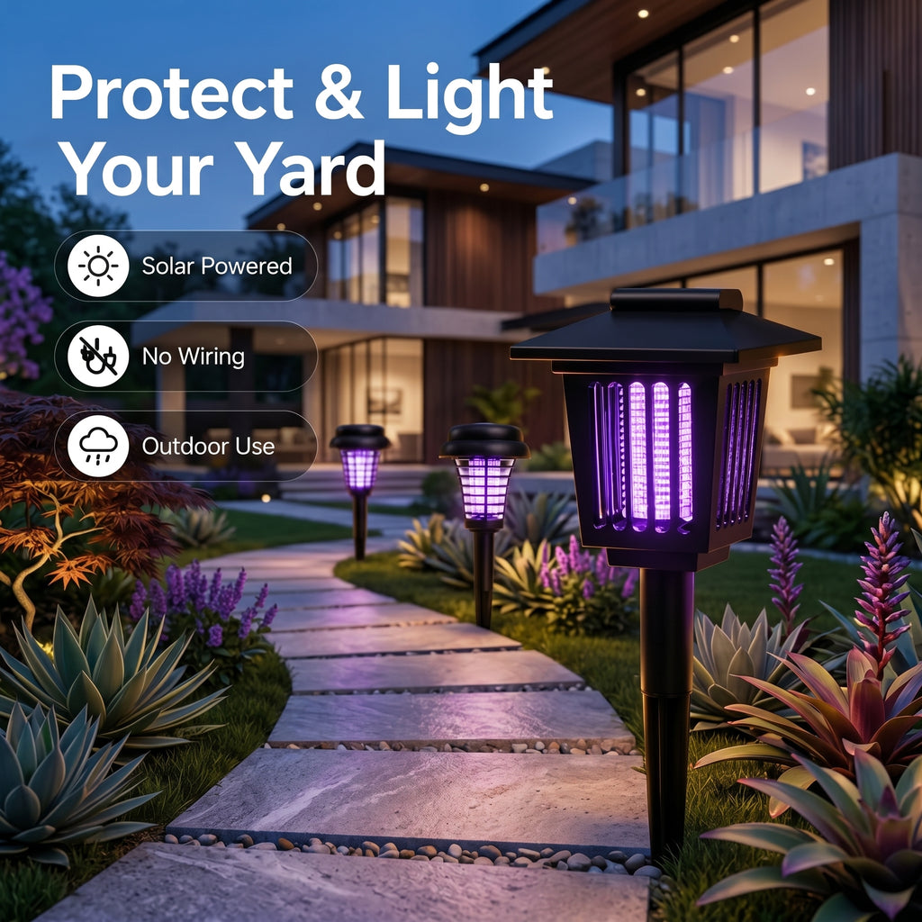 Solar Mosquito Killer Pathway Lamp