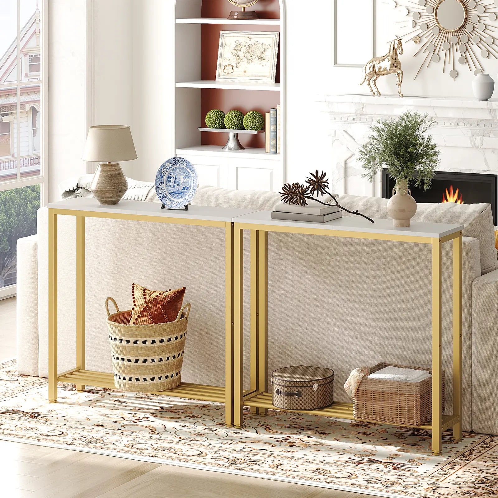 YATINEY Narrow Entryway Table.
