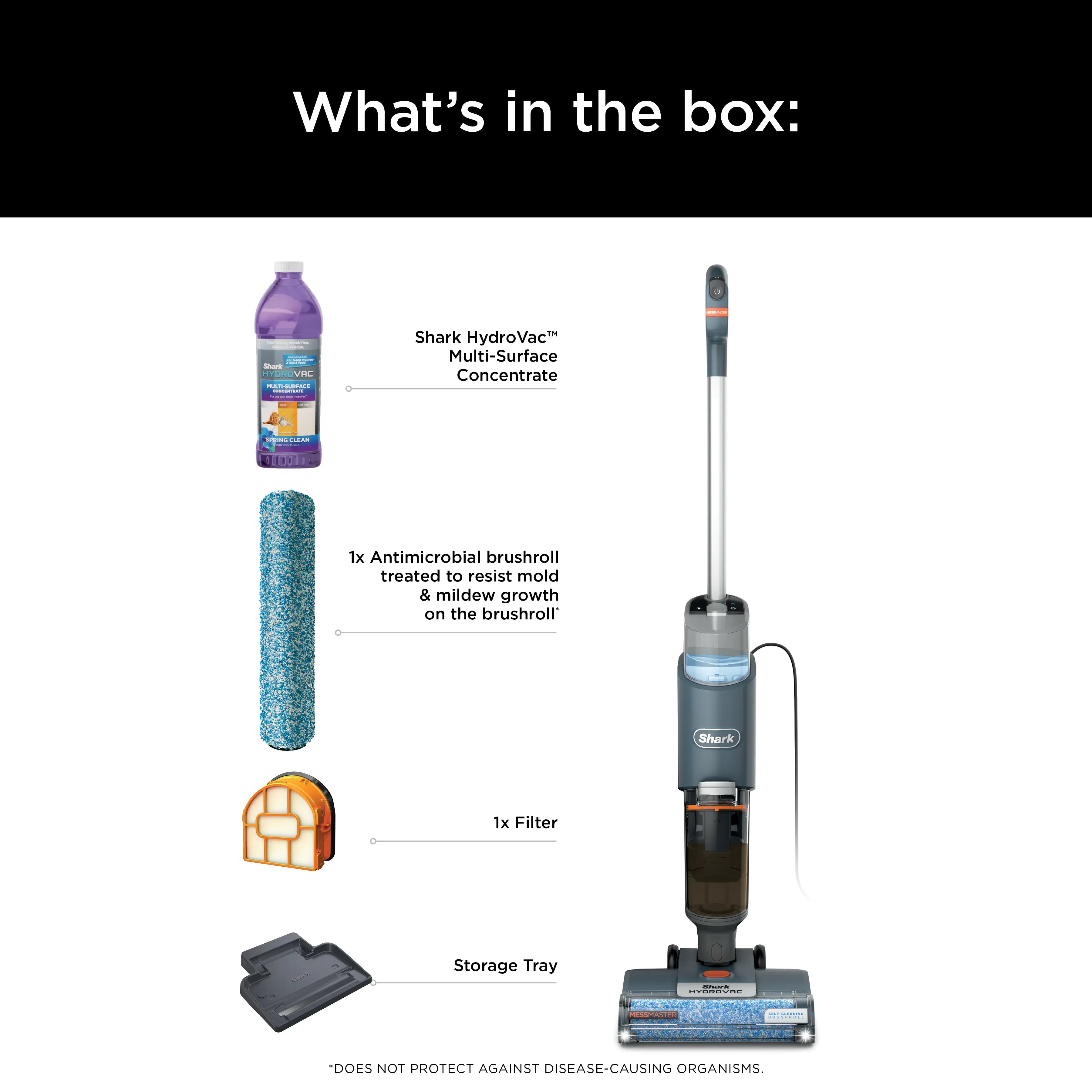 Shark Hydrovac Messmaster 3-In-1 Vacuum, Mop and Self-Cleaning