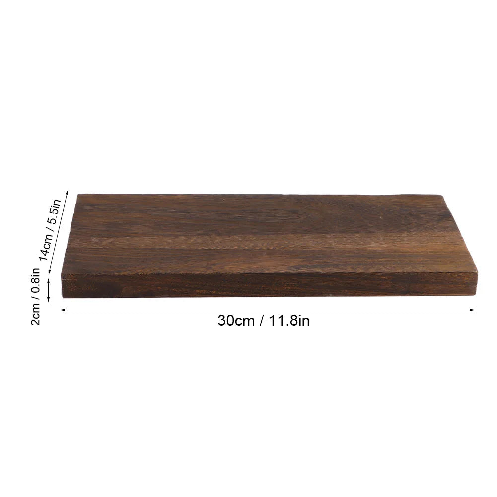 Floating Wooden Wall Shelf | Minimalist Home Organizer