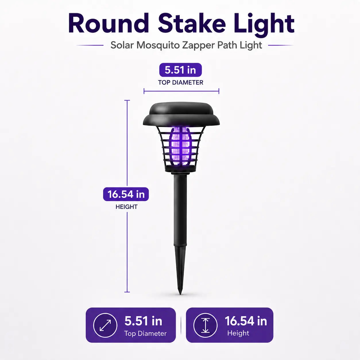 Solar Mosquito Killer Pathway Lamp